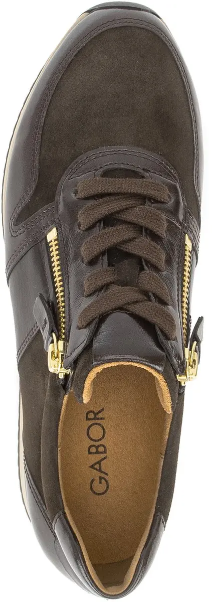 Gabor Dames Sneakers 39 - Bruin