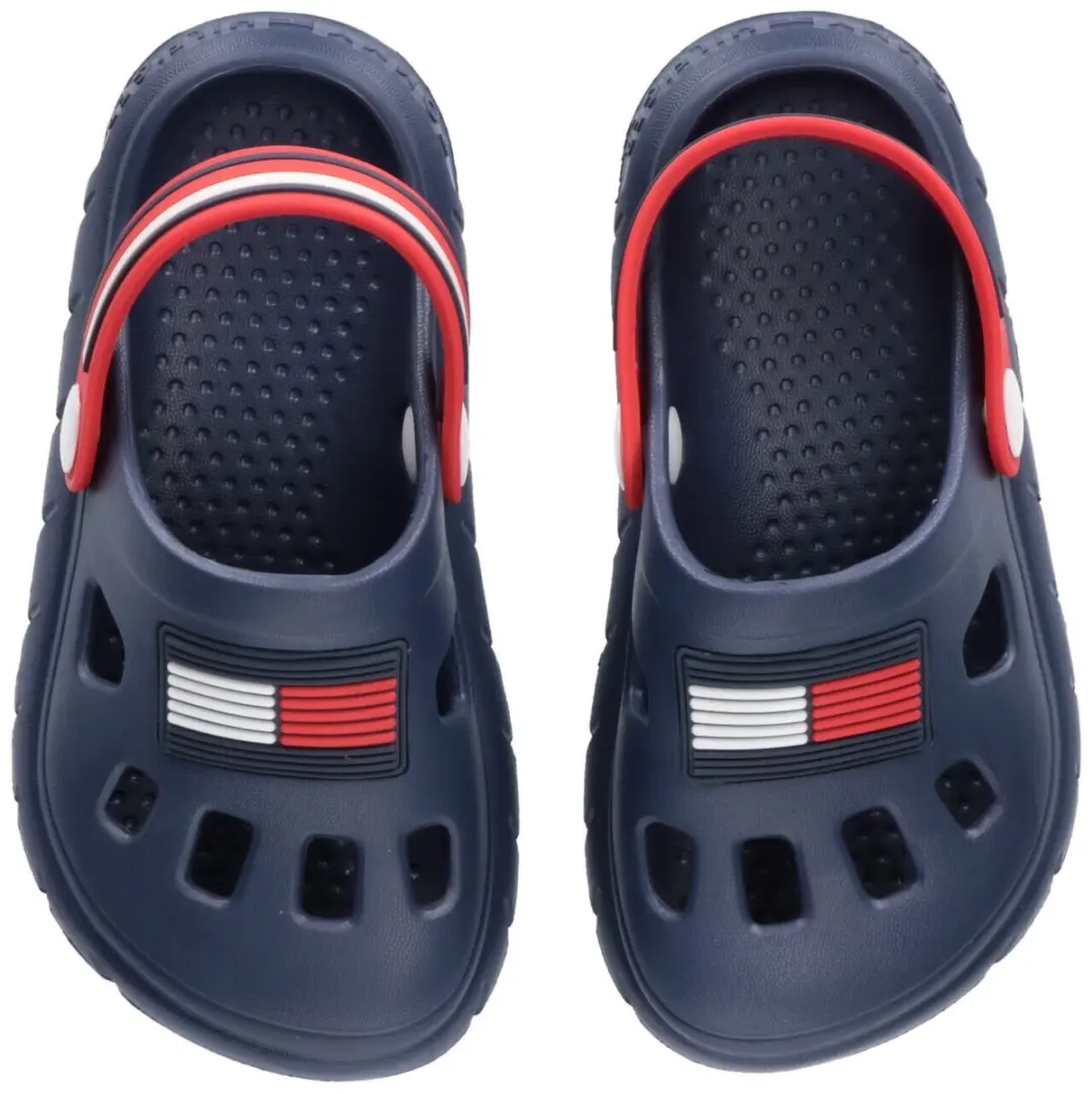 Tommy Hilfiger Comfy Sandalen T3X2-33442 - 28/29 - Blauw/Rood