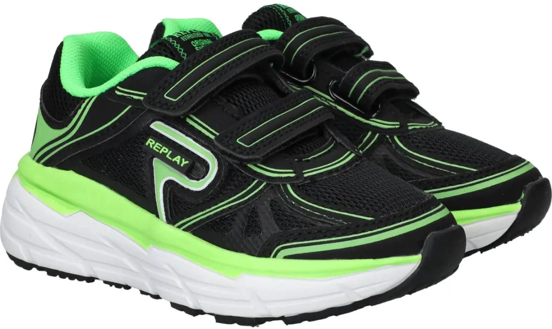 Replay Christal Sneakers - Jongens - Zwart - Maat:29 - afbeelding 4 van 6