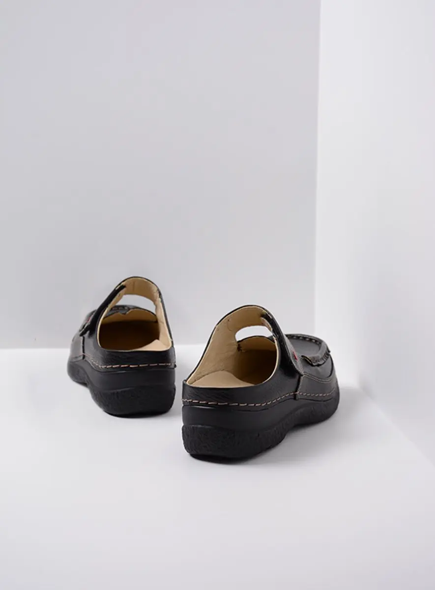 Wolky Dames Roll Slipper 06227 - Zwart