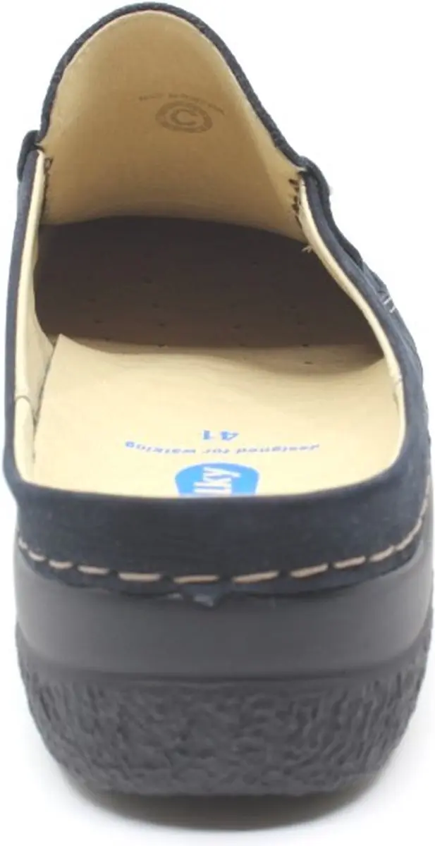 Wolky Klompen Roll Slide - Blauw Nubuck - afbeelding 6 van 6