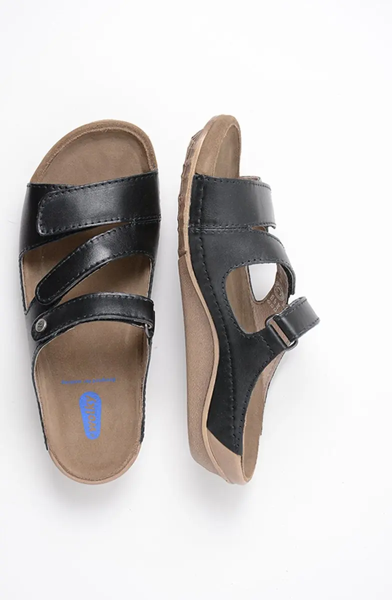 Wolky Jasper Slippers - Zwart Leer 37 - afbeelding 6 van 6