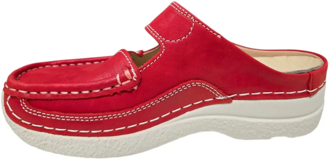 Wolky Roll Slipper 0622736-570 - Rood Leer - Dames 43