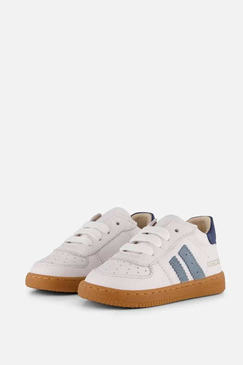 Shoesme Wit-Blauw Sneakertje
