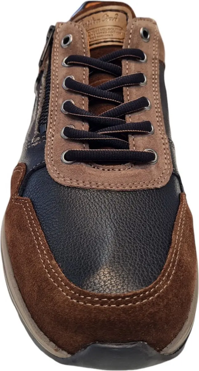 Australian Connery Width H Heren Sneakers - Zwart - Maat 45