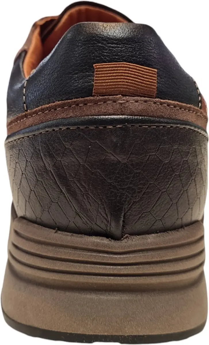 Australian Connery Width H Heren Sneakers - Zwart - Maat 45