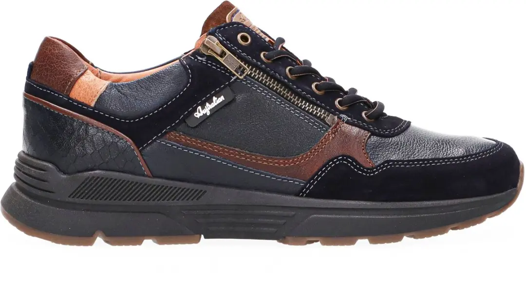 Australian Connery Width H Heren Sneakers - Donkerblauw 41