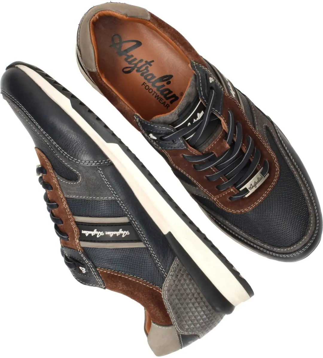Australian Filmon Heren Sneakers - Blauw - Maat 39 - afbeelding 6 van 6