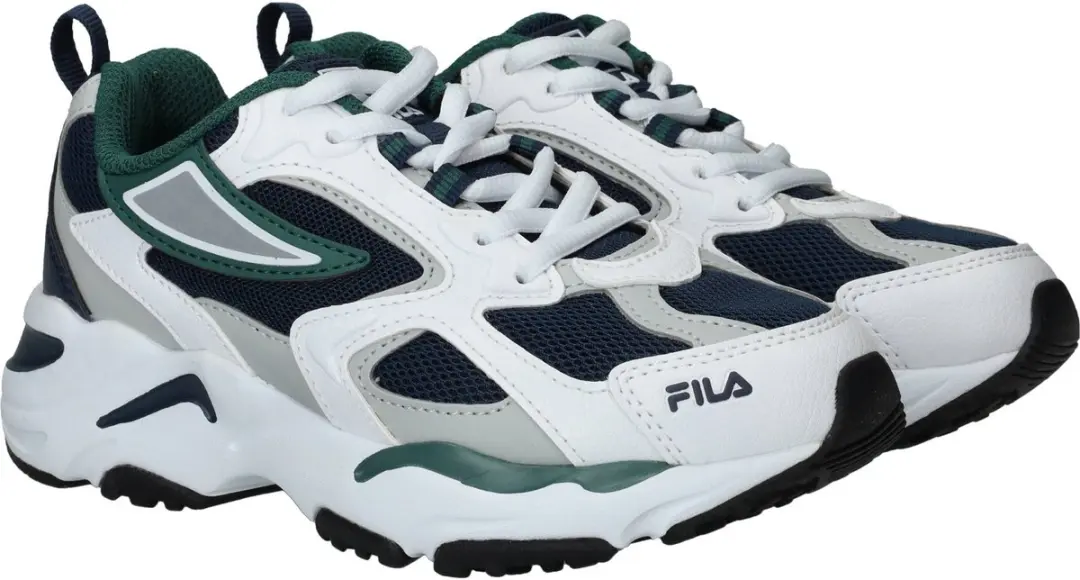 Fila Ray Tracer Sneakers Jongens - Wit - Maat 35 - afbeelding 4 van 6