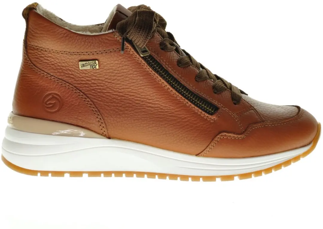 Remonte Sneaker Warmgevoerd Cognac maat 37