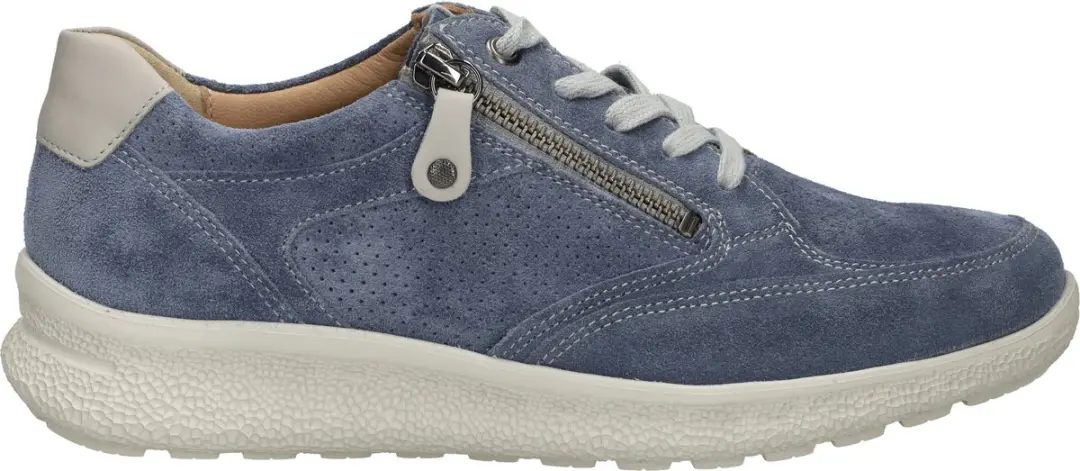 Dames Veterschoenen Hartjes Rap Shoe Aqua-aluminium Jeansblauw