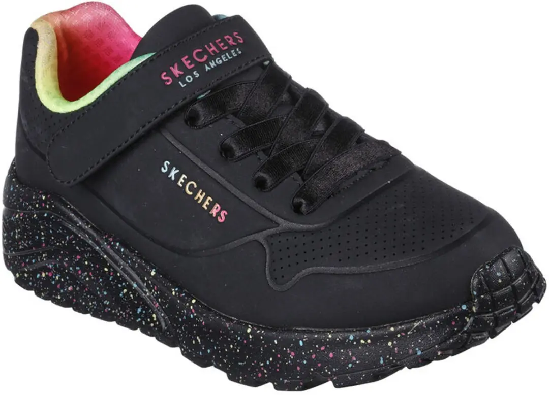Skechers Uno Lite-Rainbow Specks Veterschoenen Meisjes - Multi/Zwart - afbeelding 6 van 6
