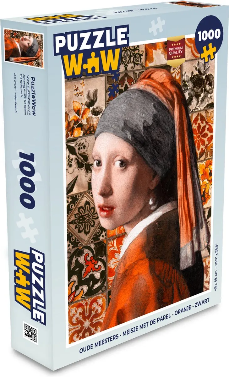 PuzzleWow Oude Meesters Legpuzzel 1000 Stuks - Multicolor