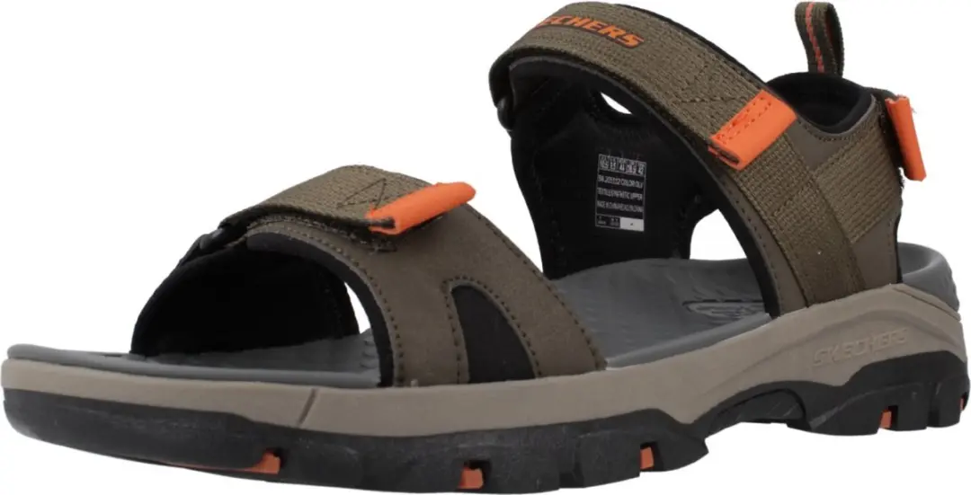 Skechers Tresmen Ryer Heren Sandalen - 43 - Olijfgroen - afbeelding 6 van 6