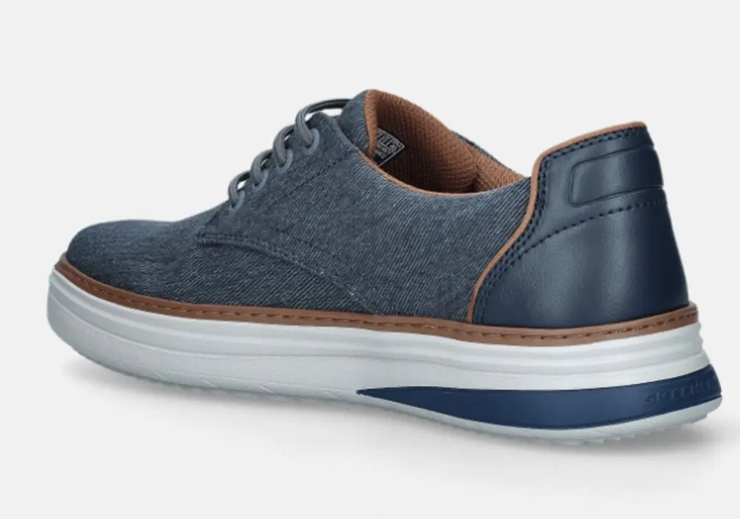 Skechers Hyland Ratner Veterschoenen Navy - afbeelding 6 van 6