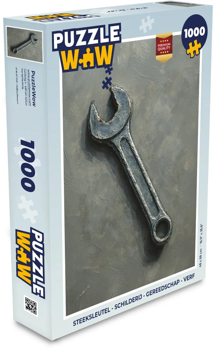 PuzzleWow Steeksleutel Legpuzzel 1000 Stuks
