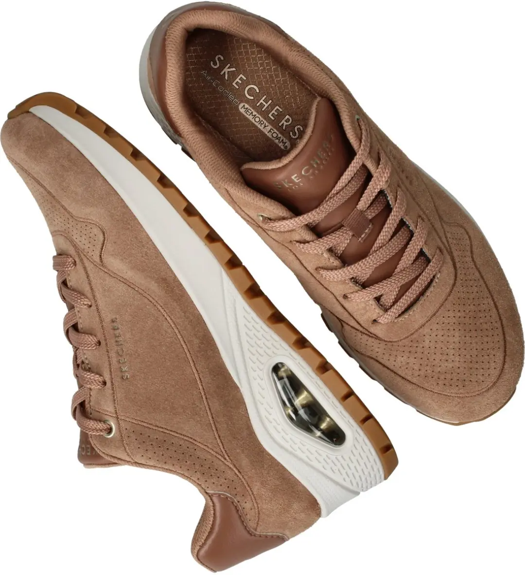Skechers Uno Rugged Chillproof Dames Sneakers - Chestnut - afbeelding 6 van 6