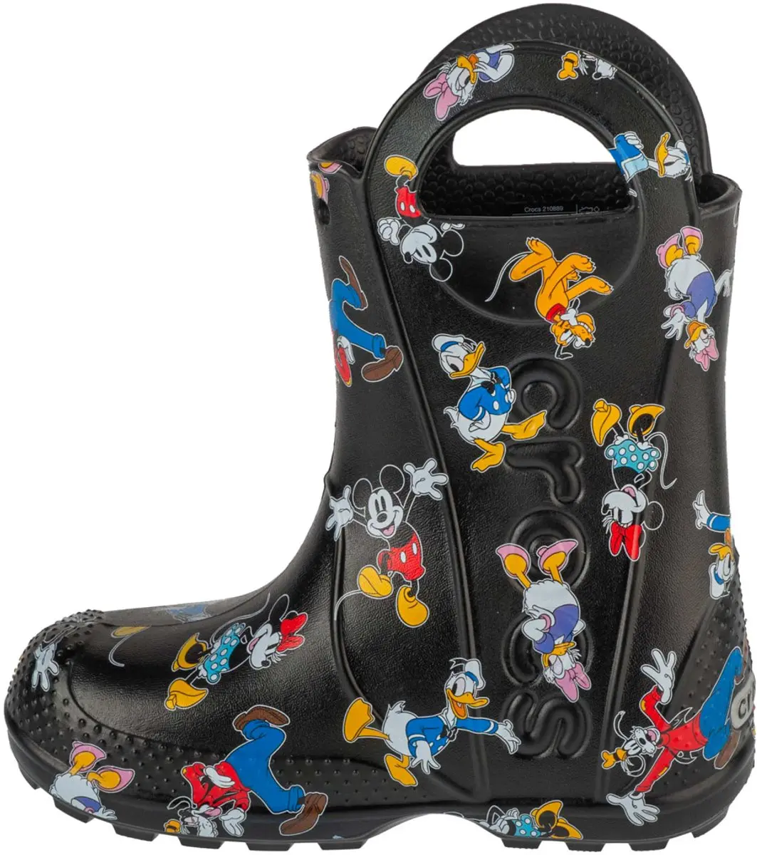 Crocs Mickey Friends Handle It Regenlaarzen 210889-90H - Maat 34/35 - Veelkleurig