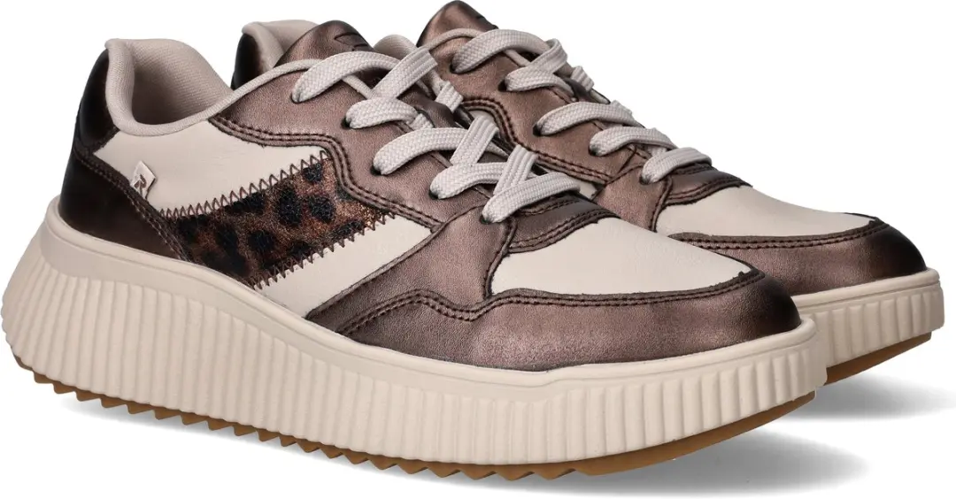 Rieker Dames Sneakers - Bruin - Maat 42
