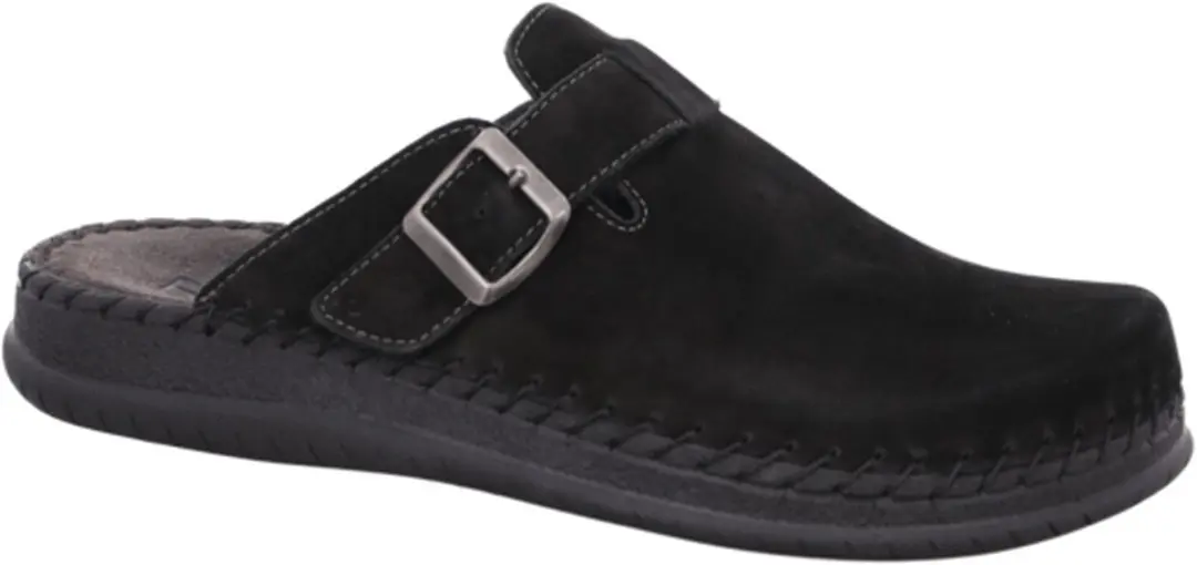 Rohde Zwart Nubuck Pantoffel