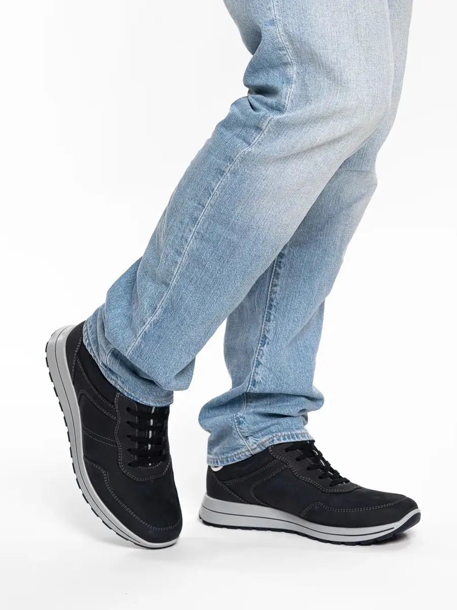 Ara Matteo 2.0 Heren Blauw Nubuck - 46 - afbeelding 5 van 6