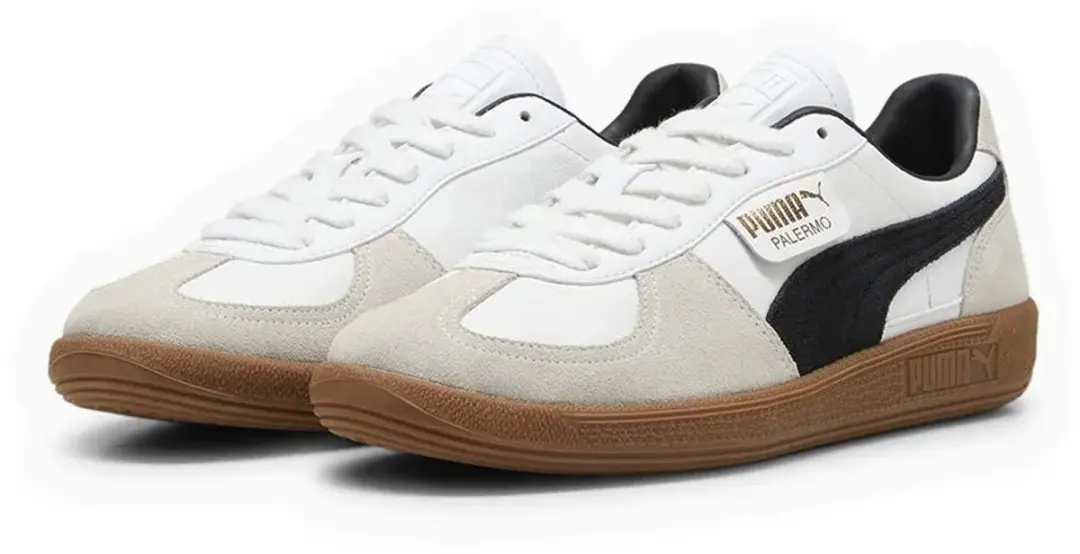 PUMA Palermo Lth 396464 Sneakers - 37.5 - Wit/Grijs - afbeelding 6 van 6