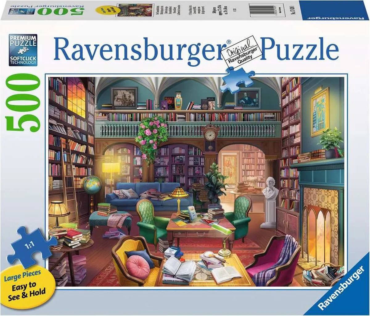 Ravensburger Droombibliotheek Legpuzzel 500 Stuks - Multicolor