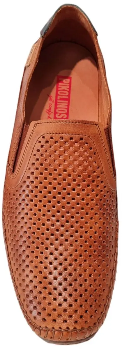 Pikolinos Azores Heren Instapschoen - Cognac - Maat 45