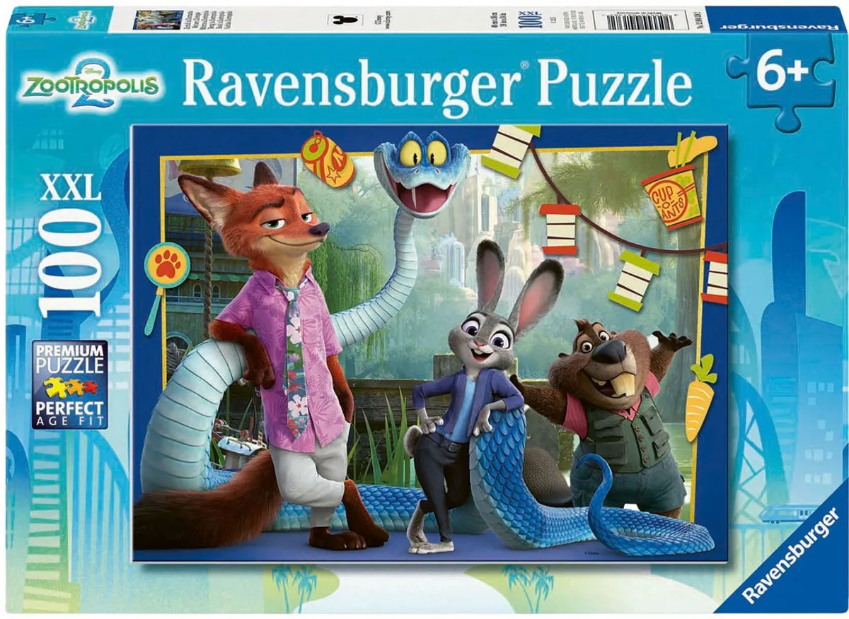 Ravensburger Zootopia XXL Legpuzzel 100 Stuks - Multicolor