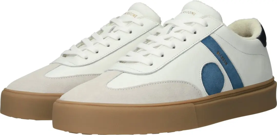 Blackstone Quartz Auden EG554.WHIB Sneakers - Heren - Wit/Blauw - Maat 42 - afbeelding 6 van 6