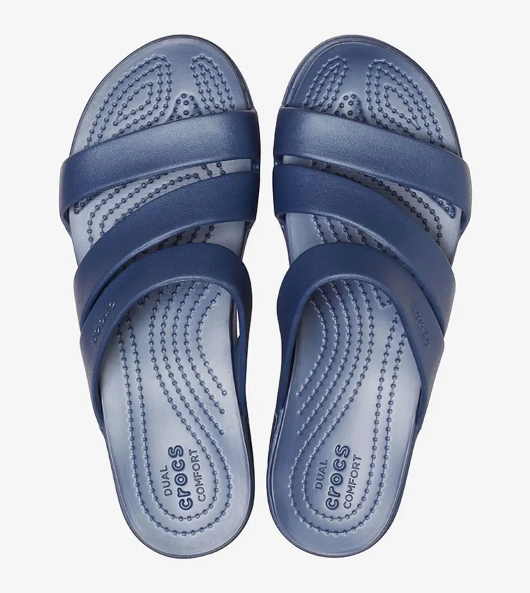 Crocs Monterey Strappy Wedge Navy Maat 42/43 US 11