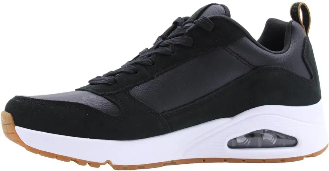 Skechers Uno Stacre Herenschoenen - Maat 44 - Zwart/Wit