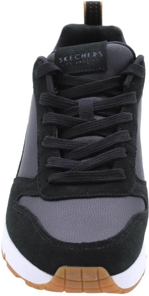 Skechers Uno Stacre Herenschoenen - Maat 44 - Zwart/Wit