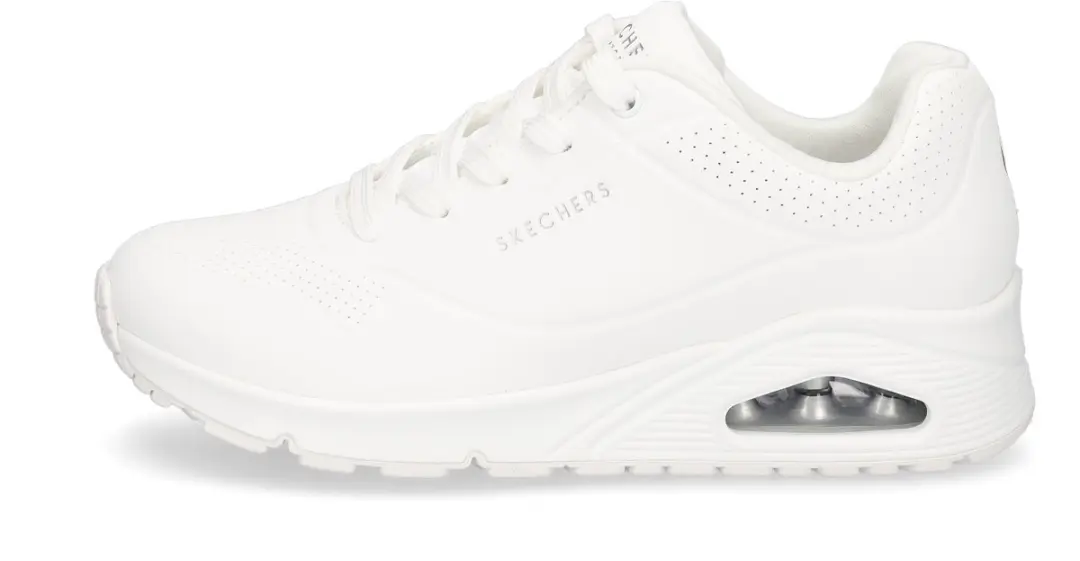 Skechers Uno Stand On Air Dames Sneakers - Wit