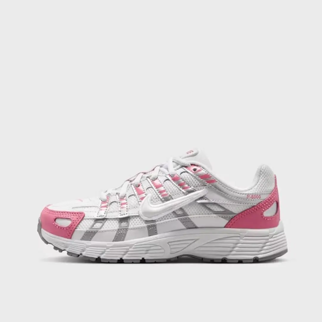 Nike P-6000 Maat 37.5 Roze Zilver Wit