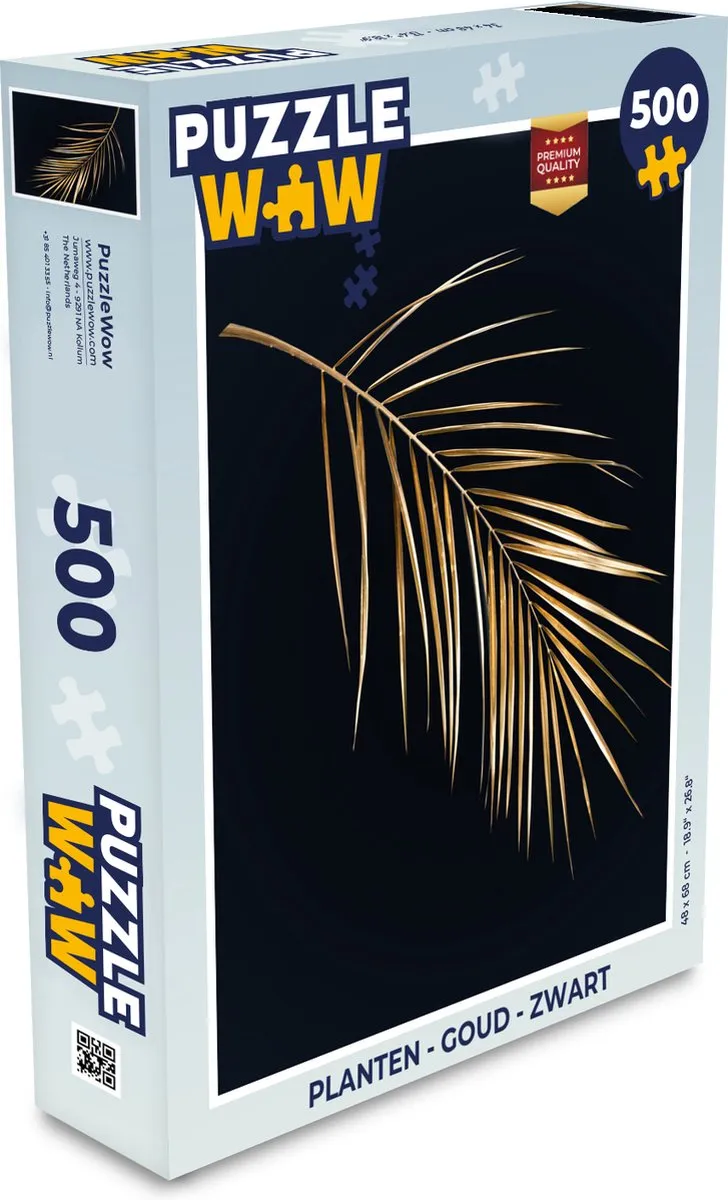 PuzzleWow Planten Puzzel 500 Stuks - Multicolor