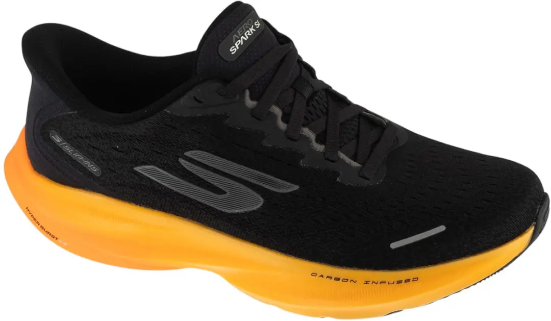 Skechers Slip-Ins: SKX Aero Spark, Mannen, Zwart, Hardloopschoenen, maat: 47