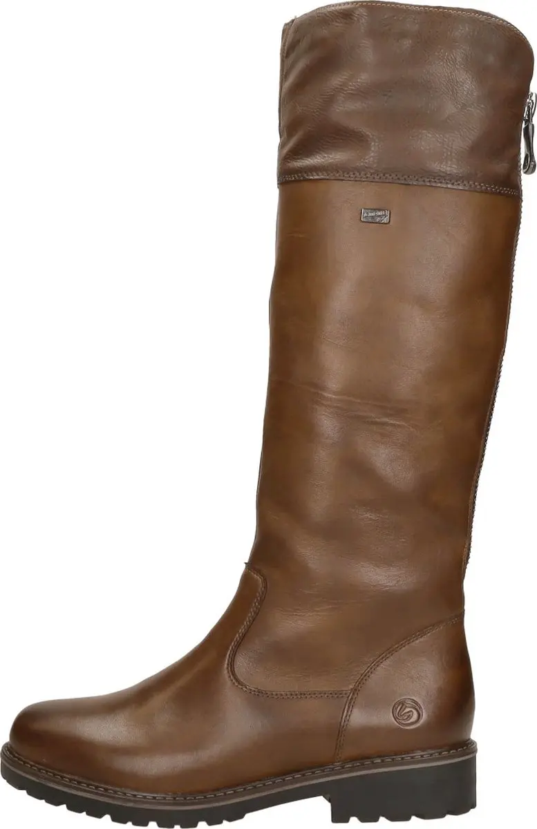 Remonte R6581 Lange Laarzen - Cognac - Maat 36