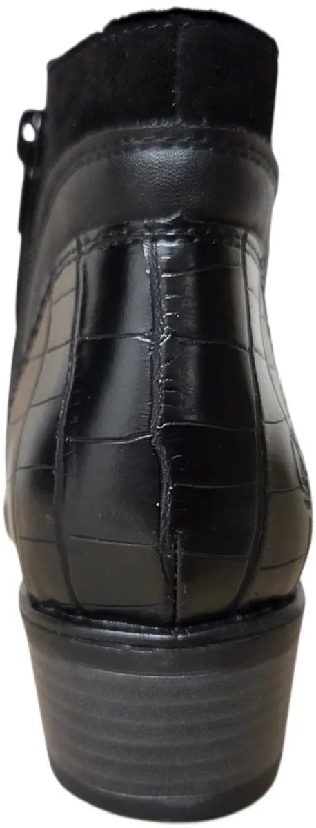 Remonte D6893-02 Enkellaarzen - Zwart