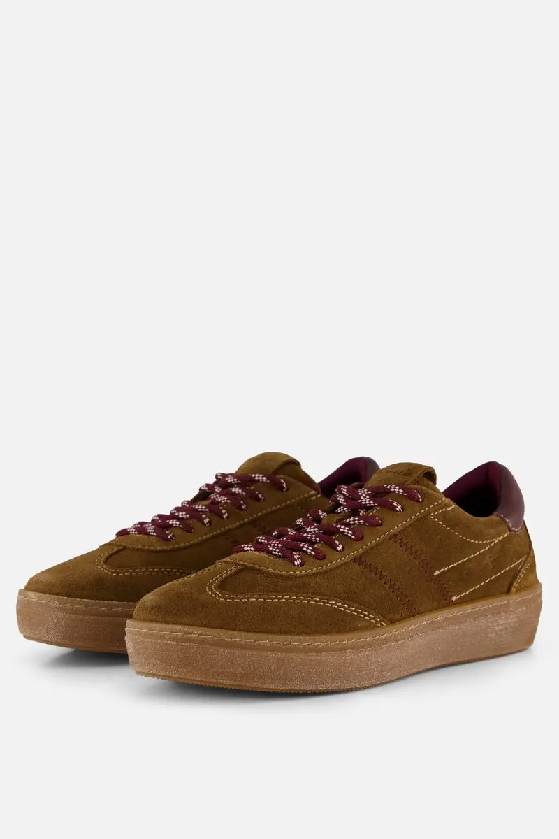 Tamaris Sneakers bruin Suede