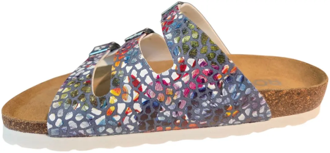 Rohde 5620 55 Slippers Blauw Multi - Dames 40