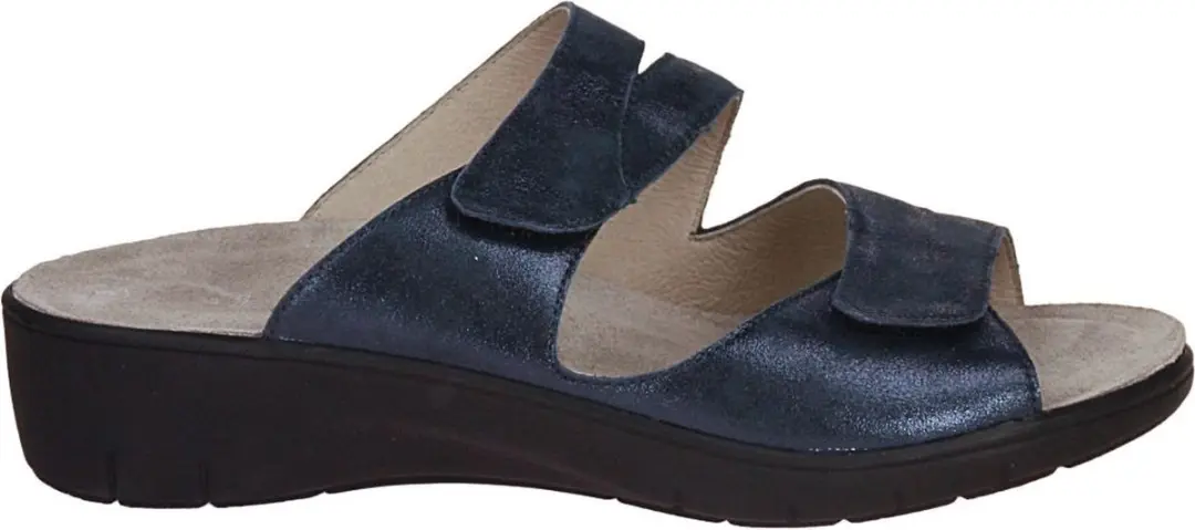 Solidus Gina Blauwe Slipper G-leest - 38