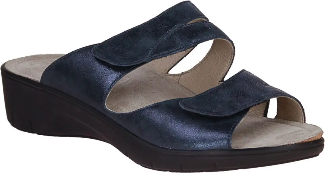 Solidus Gina Blauwe Slipper G-leest - 38