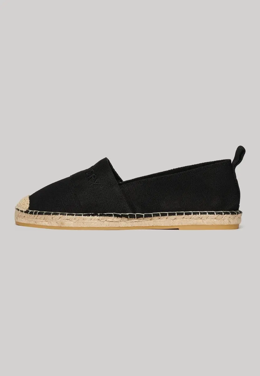 Superdry Canvas Espadrilles Zwart EU 39 Vrouw