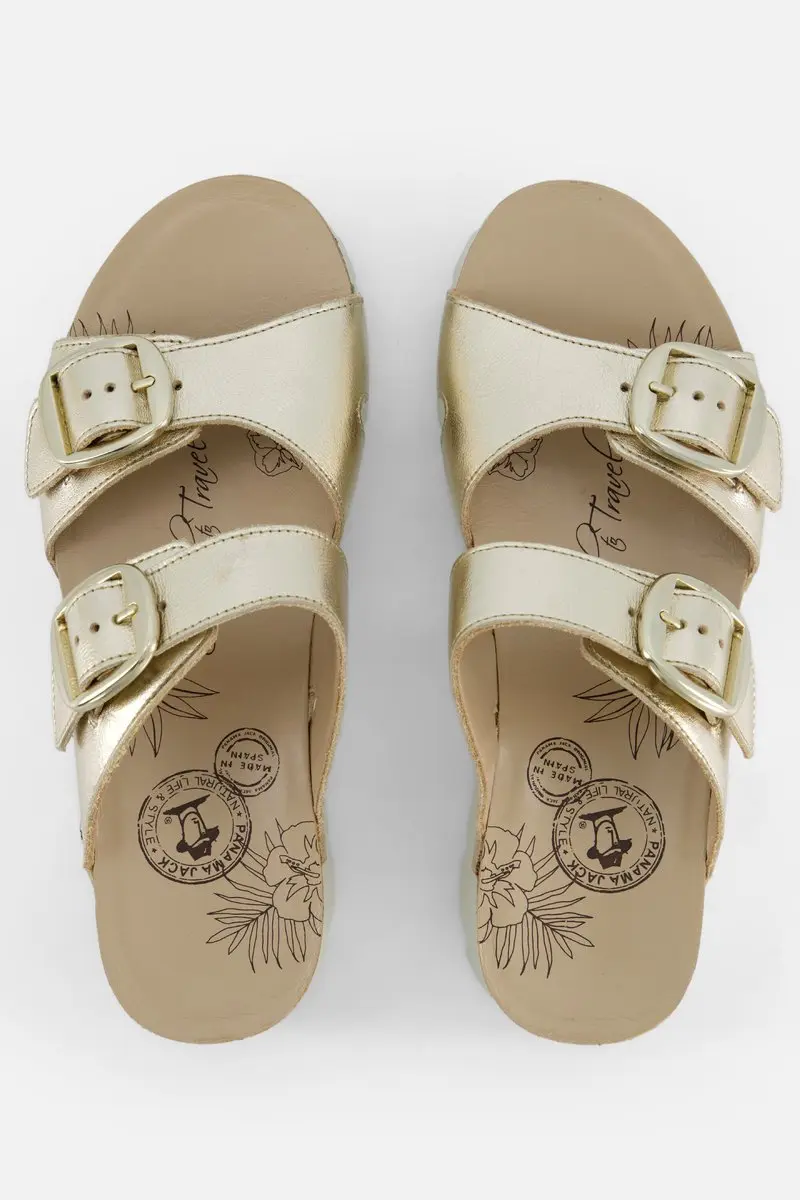 Panama Jack Shirley B10 Sandalen - Maat 42 - Goud