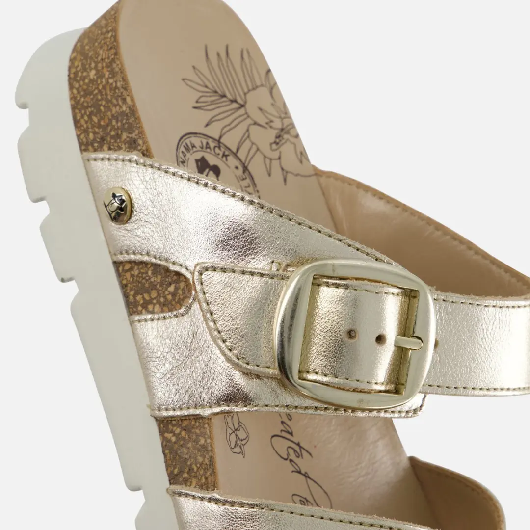 Panama Jack Shirley B10 Sandalen - Maat 42 - Goud