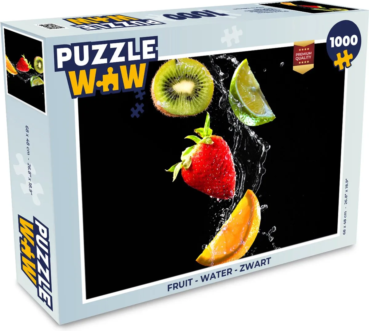PuzzleWow Fruit Water Legpuzzel 1000 Stuks - Multicolor