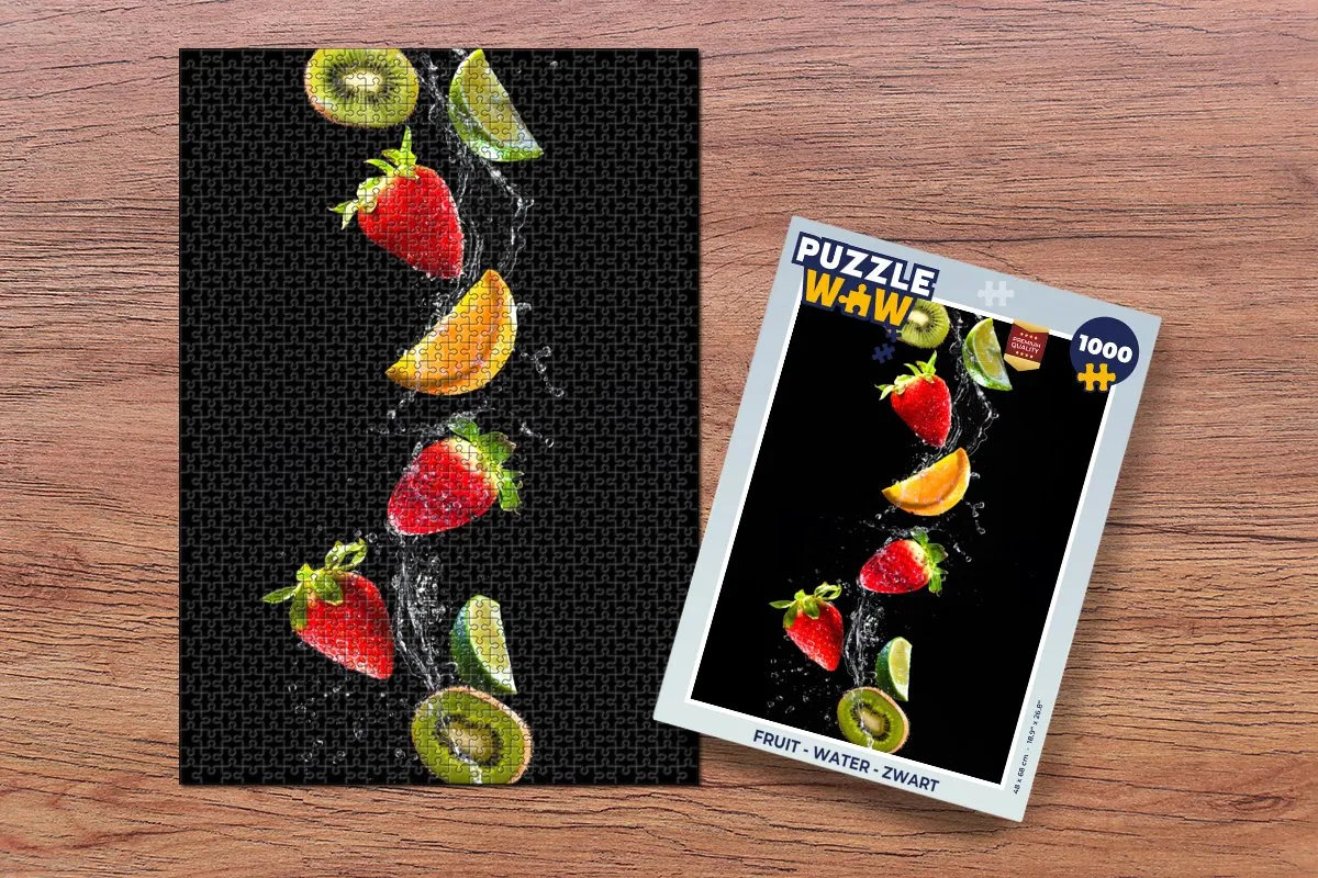 PuzzleWow Fruit Water Legpuzzel 1000 Stuks - Multicolor