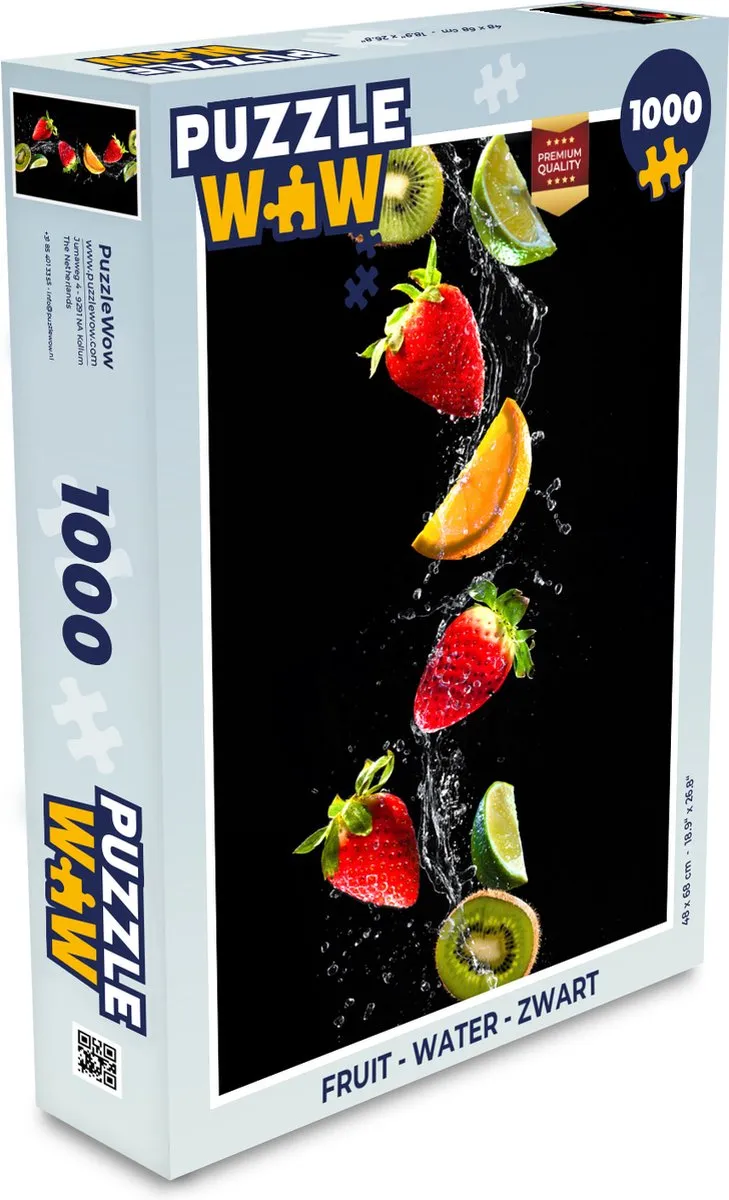 PuzzleWow Fruit Water Legpuzzel 1000 Stuks