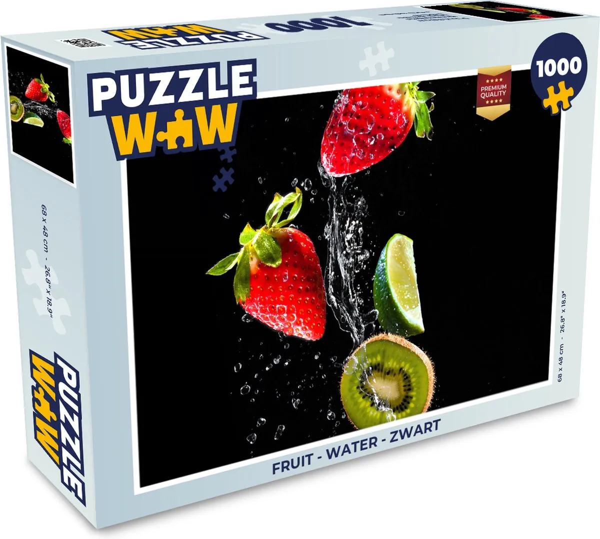 PuzzleWow Fruit Water Legpuzzel 1000 Stuks - Multicolor
